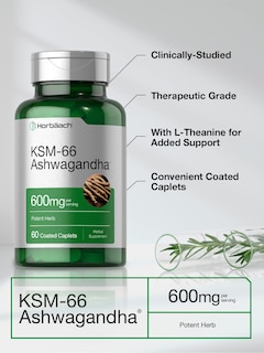 Foto 3 | Suplemento Horbach Ksm-66 Ashwagandha 600 Mg 60 Cápsulas - Venta Internacional