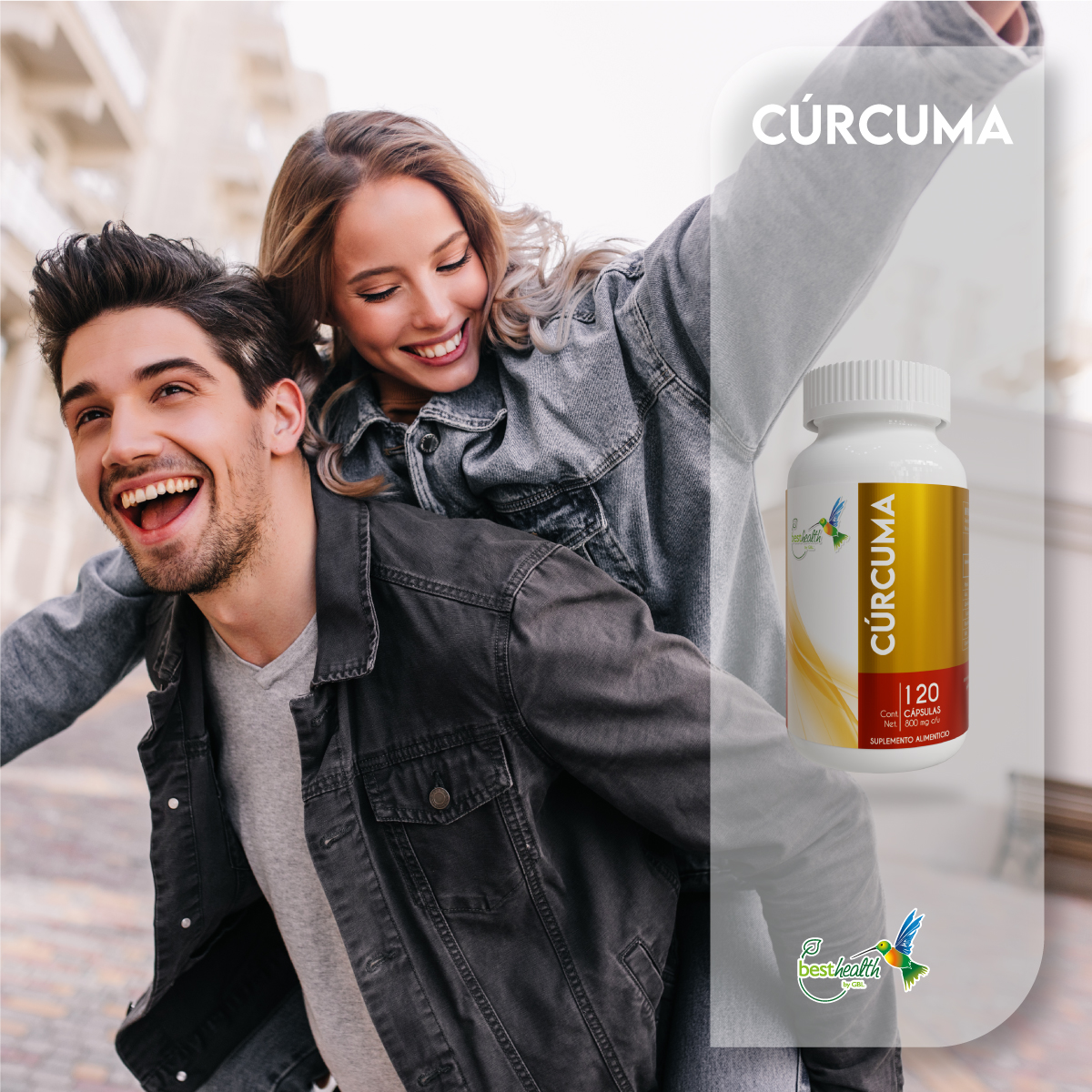 Foto 4 | Cúrcuma Best Health 120 Cápsulas