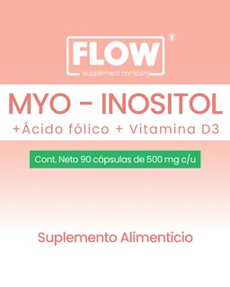 Foto 3 | Flow Vitaminas Minerales y Suplementos -Myo Inositol con Ácido Fólico y Vitamina D3