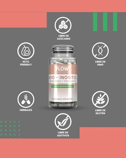 Foto 5 | Flow Vitaminas Minerales y Suplementos -Myo Inositol con Ácido Fólico y Vitamina D3