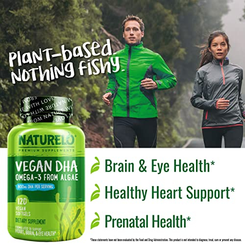 Foto 7 pulgar | Suplemento Naturelo Vegan Dha Omega-3 120 Cápsulas Blandas - Venta Internacional