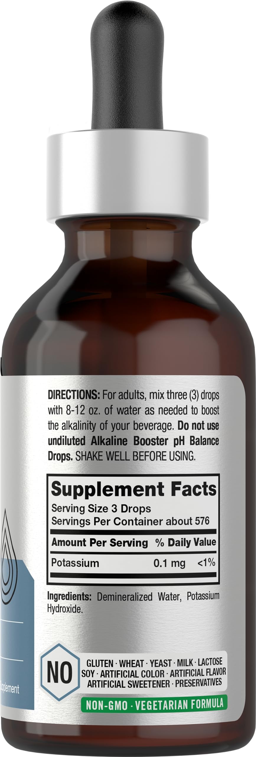 Foto 3 pulgar | Suplemento Horbaach Alkaline Booster Drops de 60 Ml para Equilibrar el Ph - Venta Internacional
