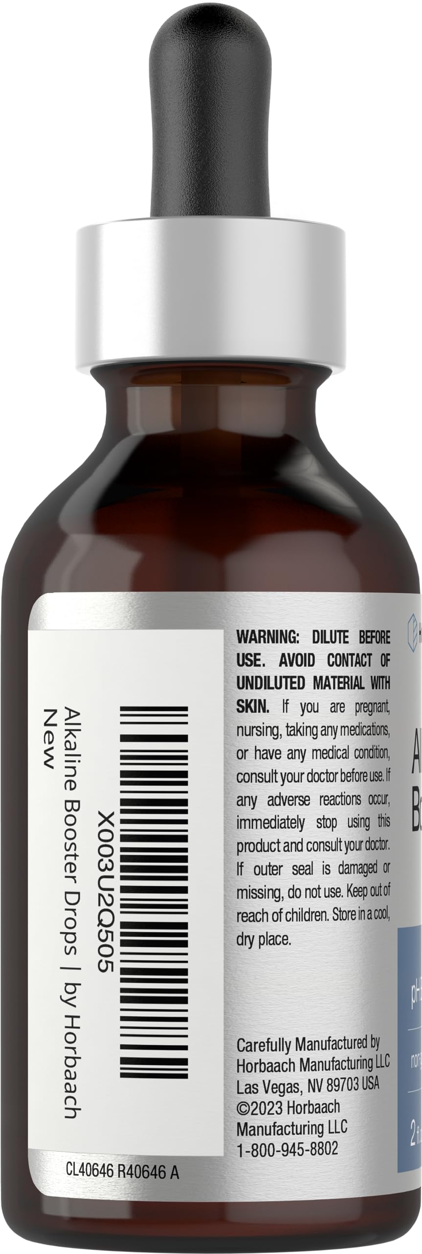 Foto 4 pulgar | Suplemento Horbaach Alkaline Booster Drops de 60 Ml para Equilibrar el Ph - Venta Internacional