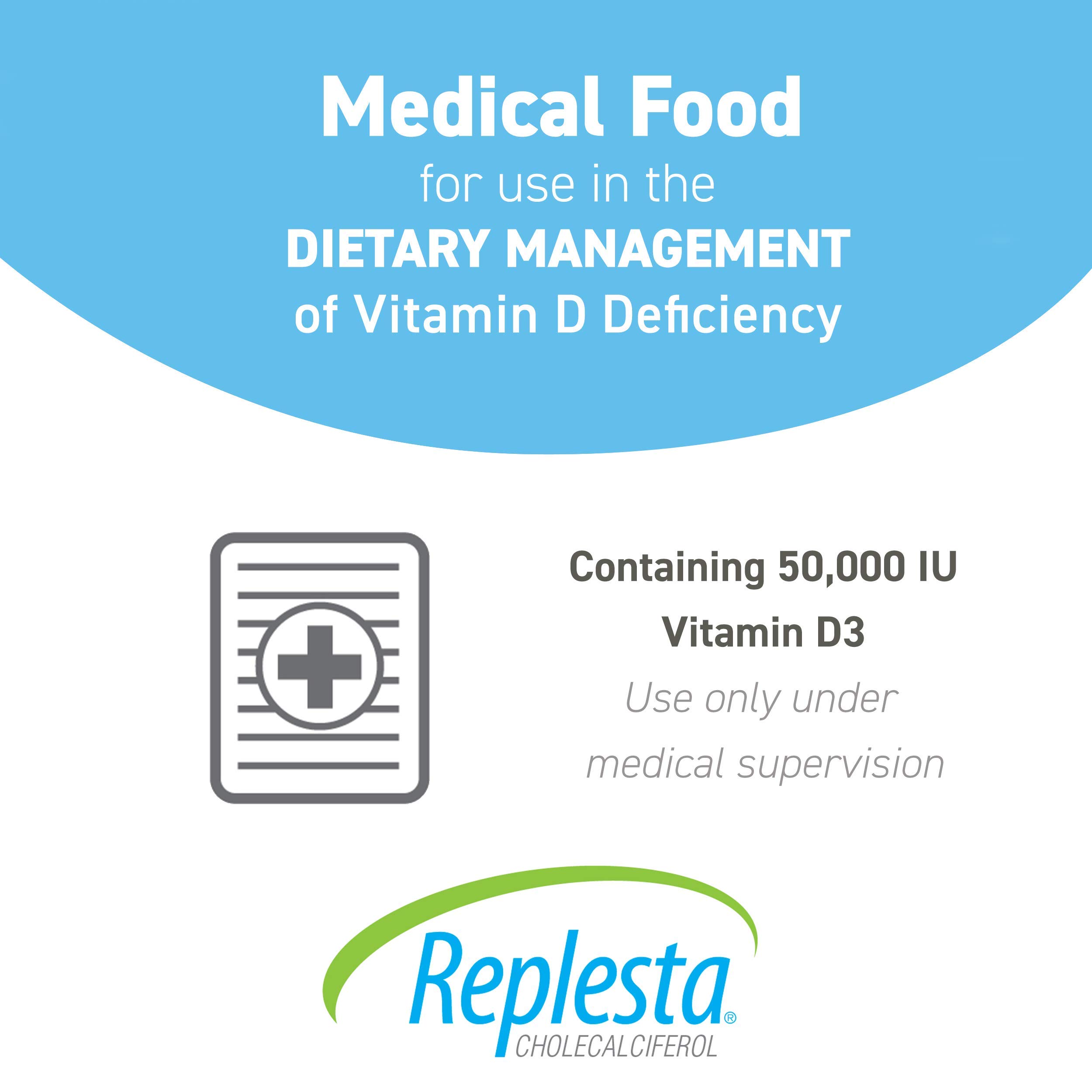 Foto 4 pulgar | Obleas Masticables Replesta Vitamina D3 De 50 000 Ui 8 Unidades - Venta Internacional