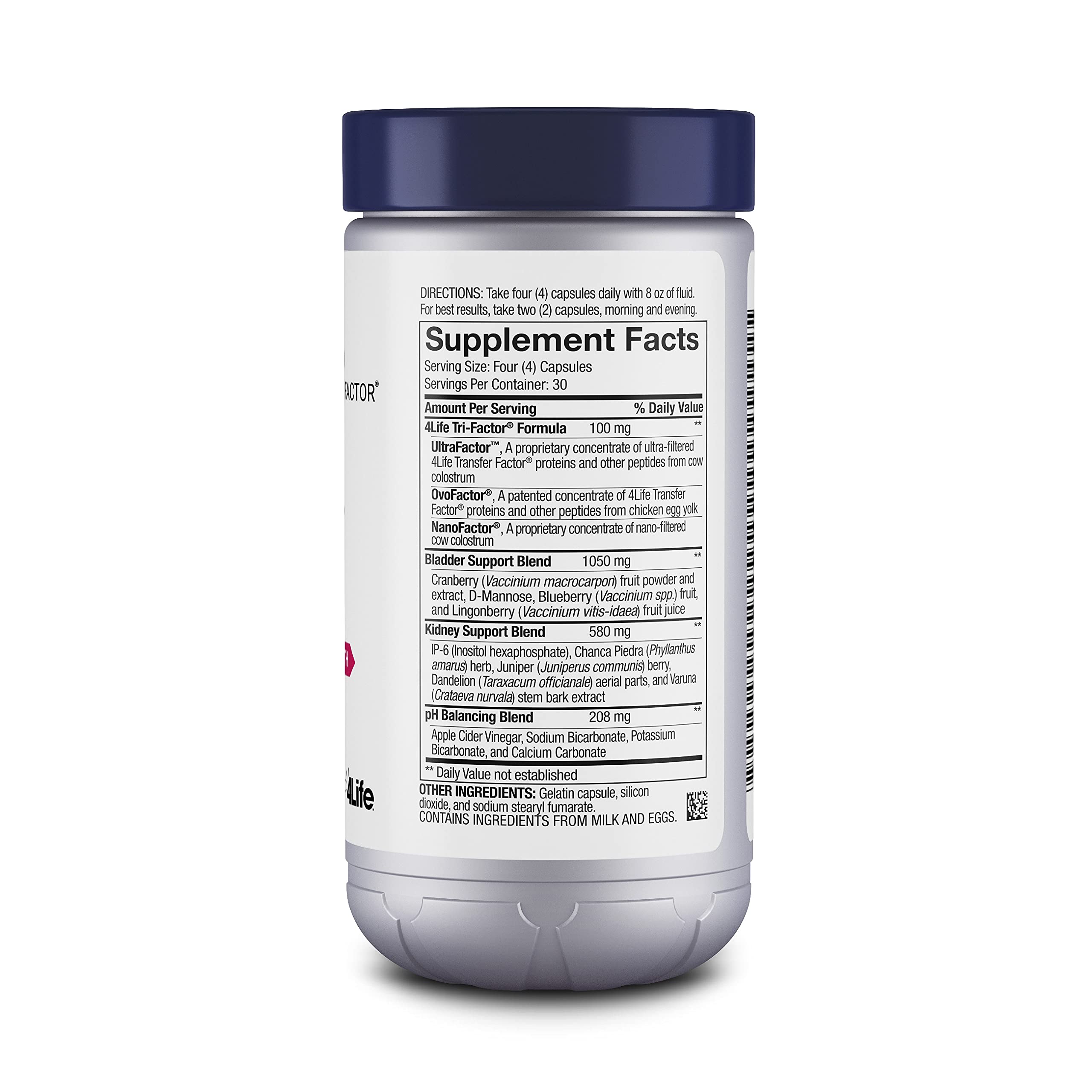 Foto 4 pulgar | Suplemento Dietético 4Life Transfer Factor KBU para la Salud Urinaria - 120 Cápsulas
