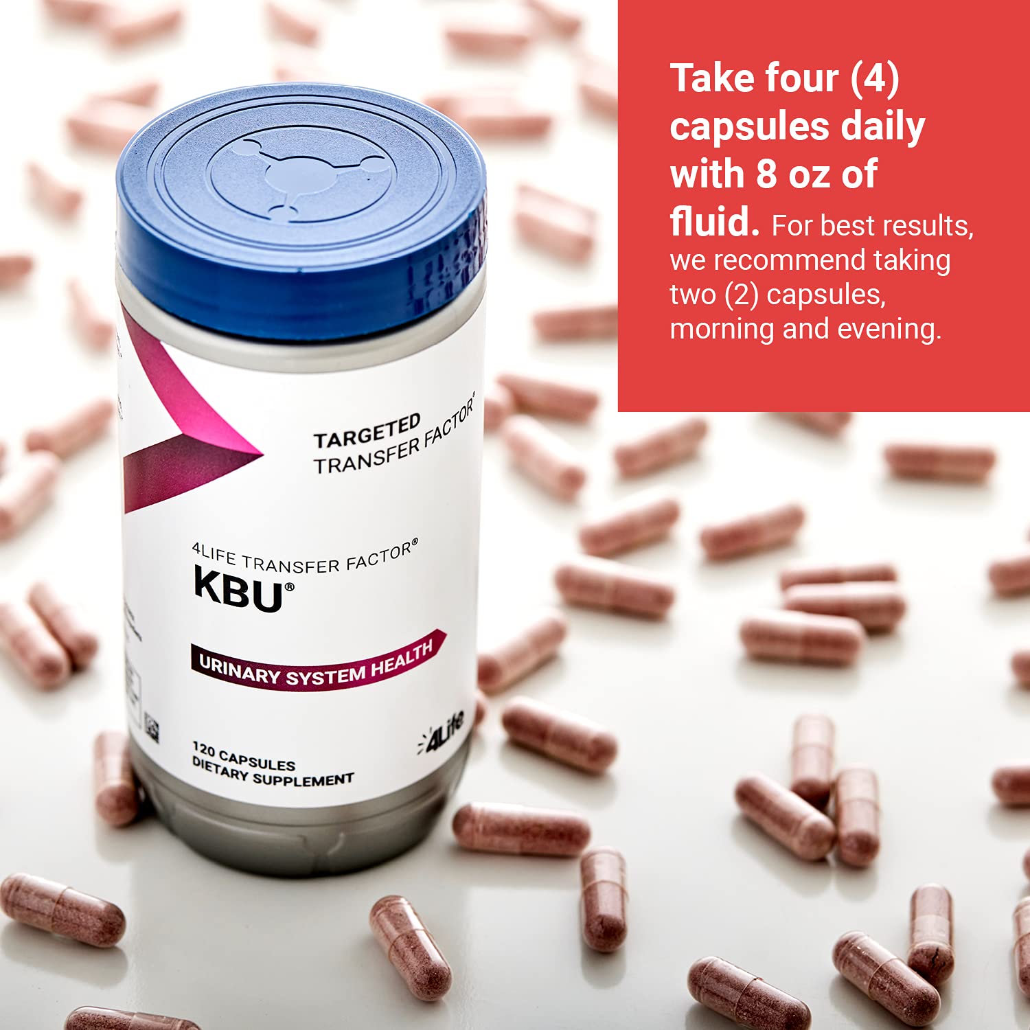Foto 7 pulgar | Suplemento Dietético 4Life Transfer Factor KBU para la Salud Urinaria - 120 Cápsulas