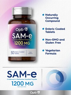 Foto 3 | Suplemento Carlyle Sam-e 1200 Mg 50 Comprimidos Vegetariano - Venta Internacional