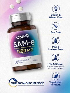 Foto 4 | Suplemento Carlyle Sam-e 1200 Mg 50 Comprimidos Vegetariano - Venta Internacional