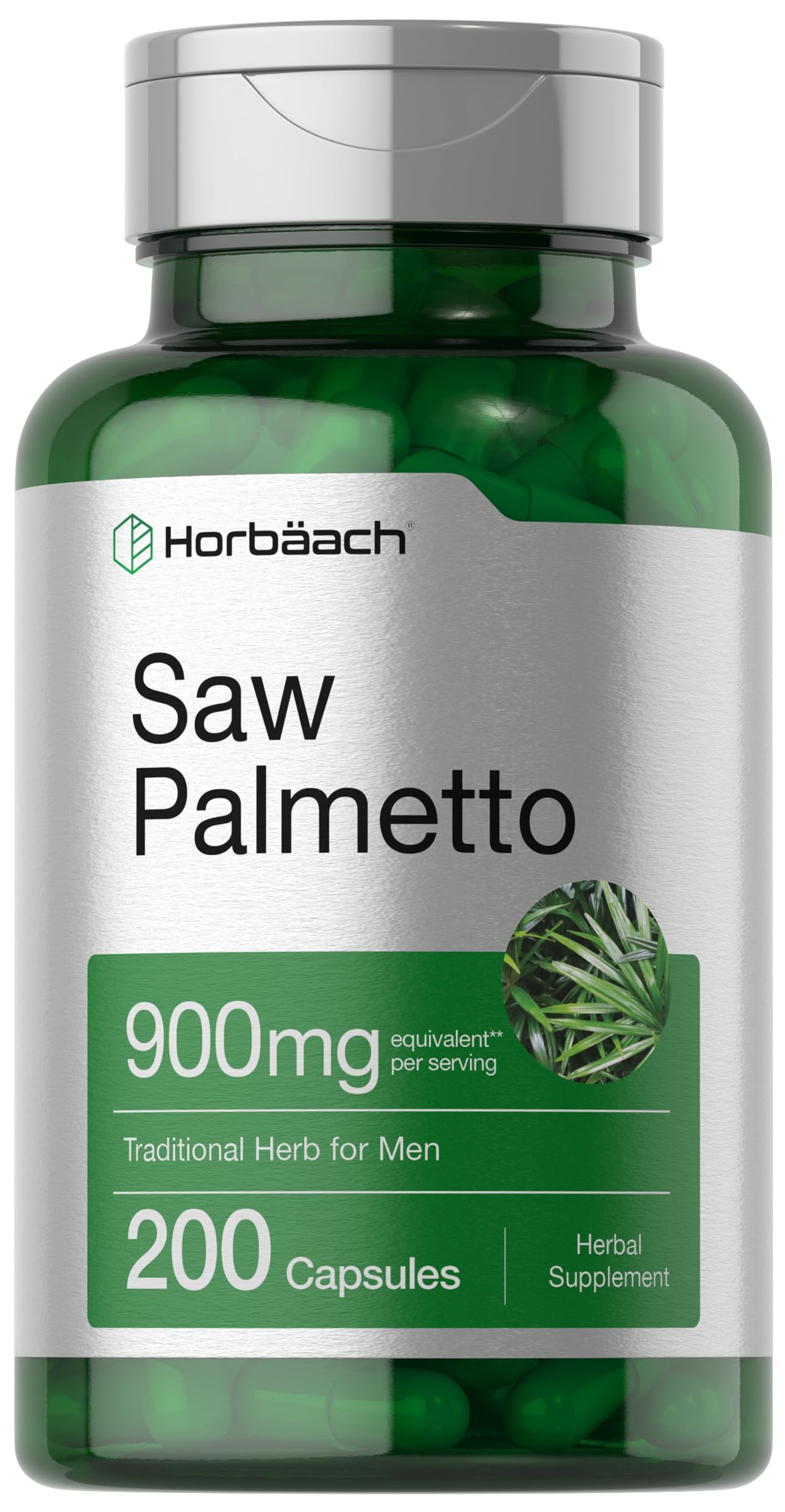 Foto 2 pulgar | Suplemento Horbaach Extracto de Palma Enana Americana  900 Mg 200 Cápsulas - Venta Internacional
