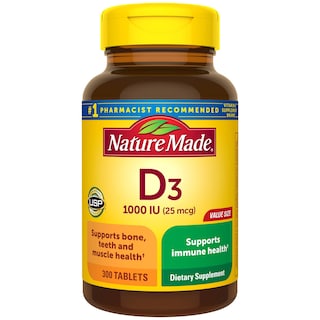 Foto 1 | Vitamina D3 Nature Made 1000 Ui 300 Comprimidos - Venta Internacional