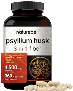 Foto 1 | Suplemento Naturebell Cápsulas de Cáscara de Psyllium 1500 mg 360 Unidades - Venta Internacional