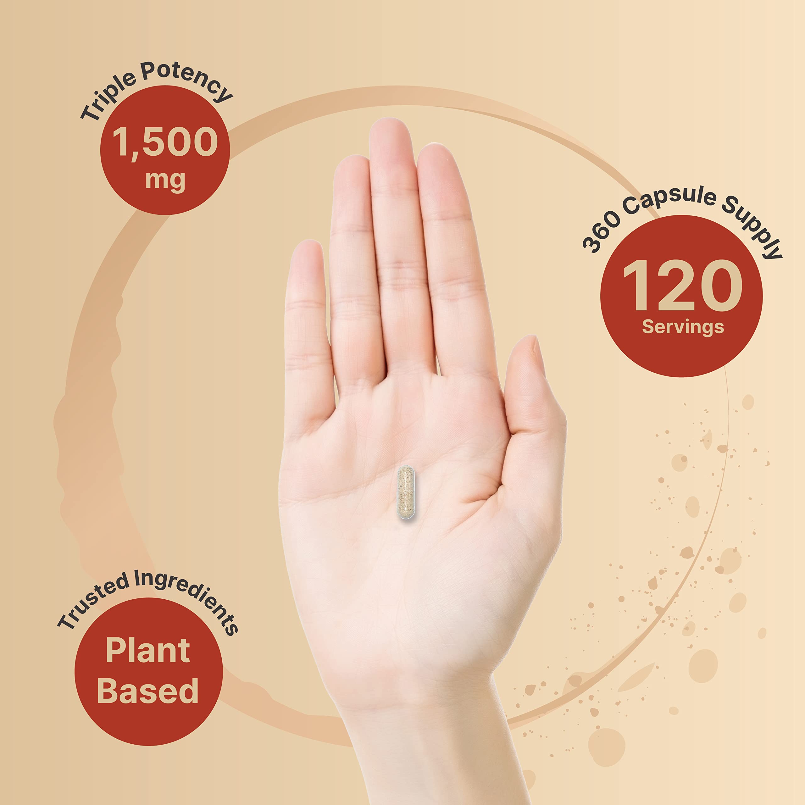 Foto 5 pulgar | Suplemento Naturebell Cápsulas de Cáscara de Psyllium 1500 mg 360 Unidades - Venta Internacional