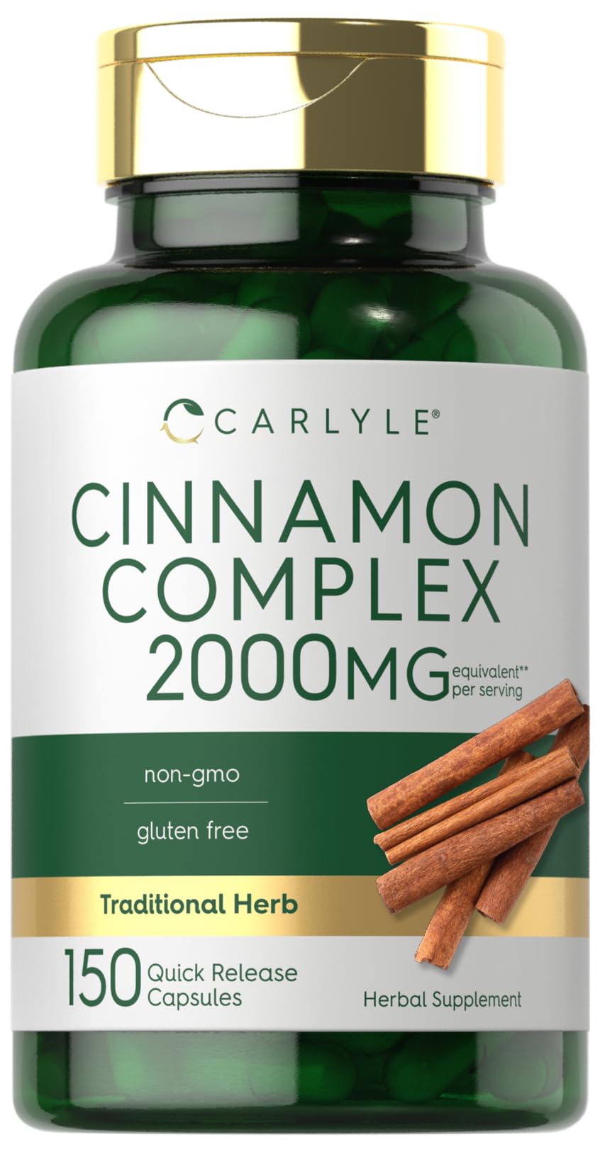 Foto 1 | Suplemento Carlyle Ceylon Canela Complex 150 Cápsulas - Venta Internacional