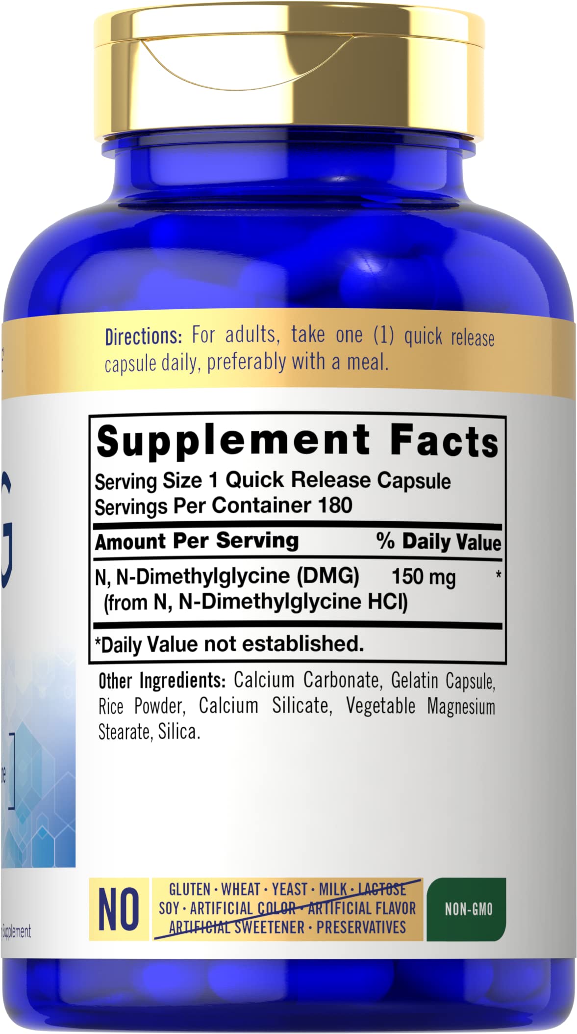Foto 3 pulgar | Suplemento Carlyle Dmg B15 150 Mg 180 Cápsulas - Venta Internacional