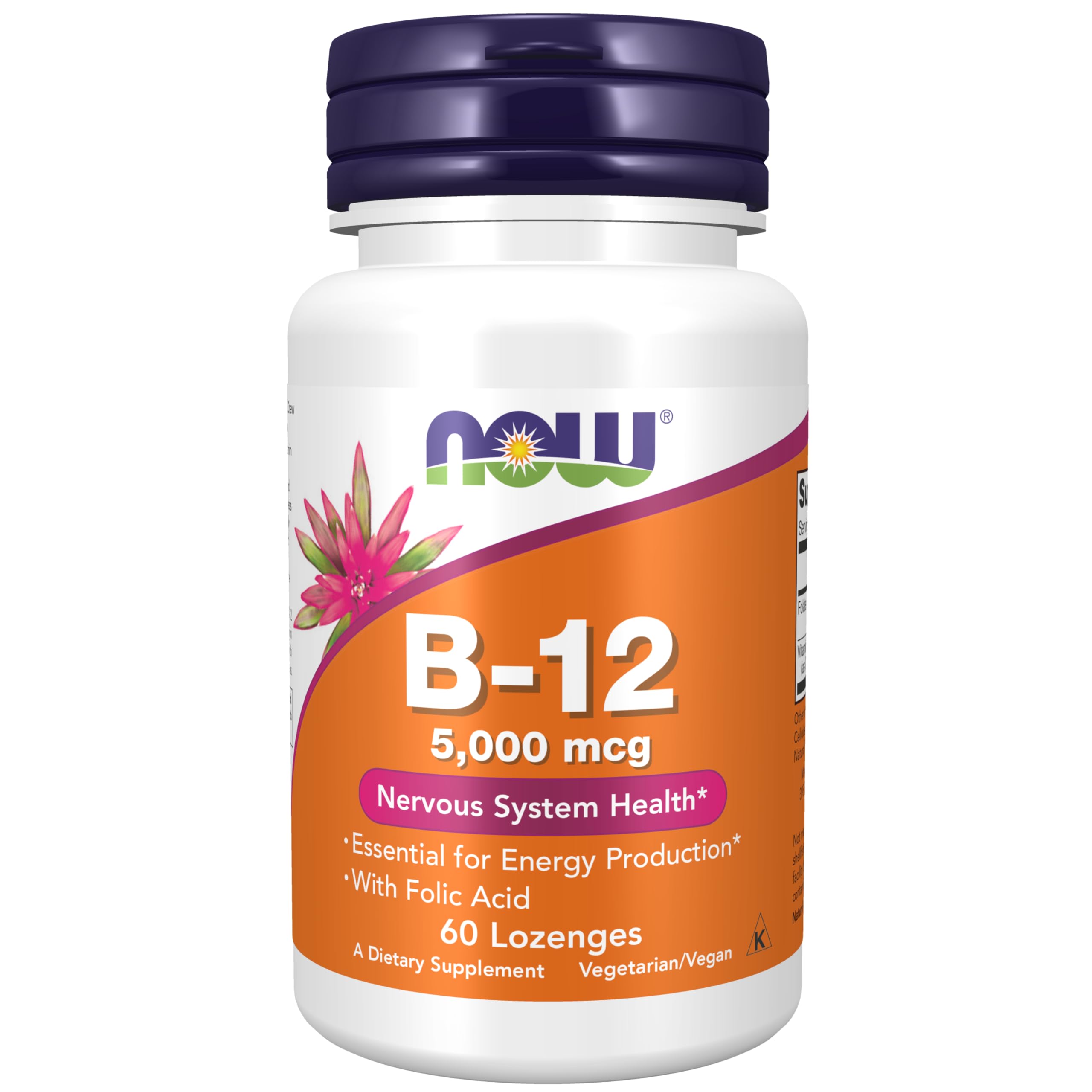 Foto 2 pulgar | Suplemento Now B-12 de 60 Pastillas-Venta Internacional