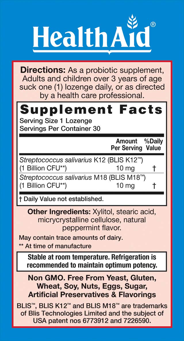 Foto 3 pulgar | Suplemento Health Aid Supports Optimum de 30 Cápsulas-Venta Internacional