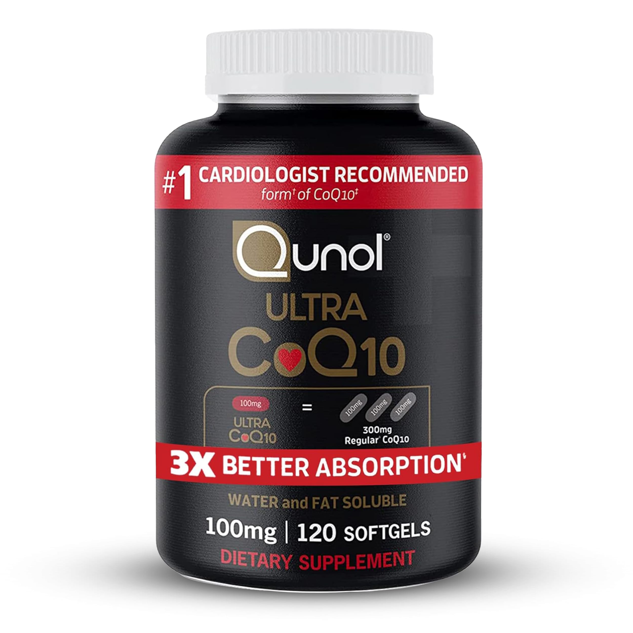 Foto 2 pulgar | Suplemento Qunol Coq10 100 mg Cápsulas Blandas Ultra 120 Unidades - Venta Internacional