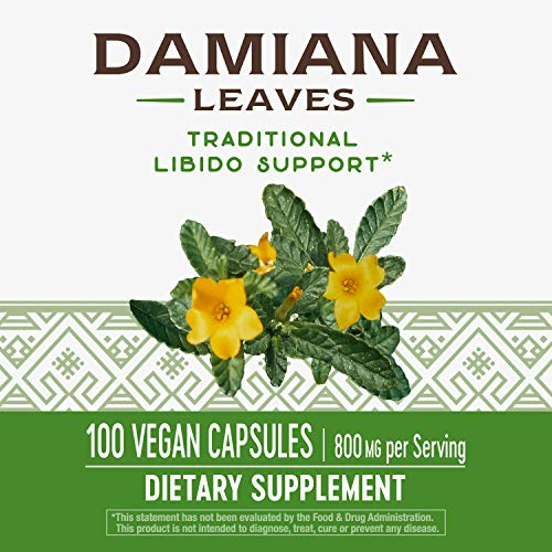 Foto 3 pulgar | Suplemento de Hojas de Damiana de Nature's Way 800 Mg 100 Cápsulas - Venta Internacional