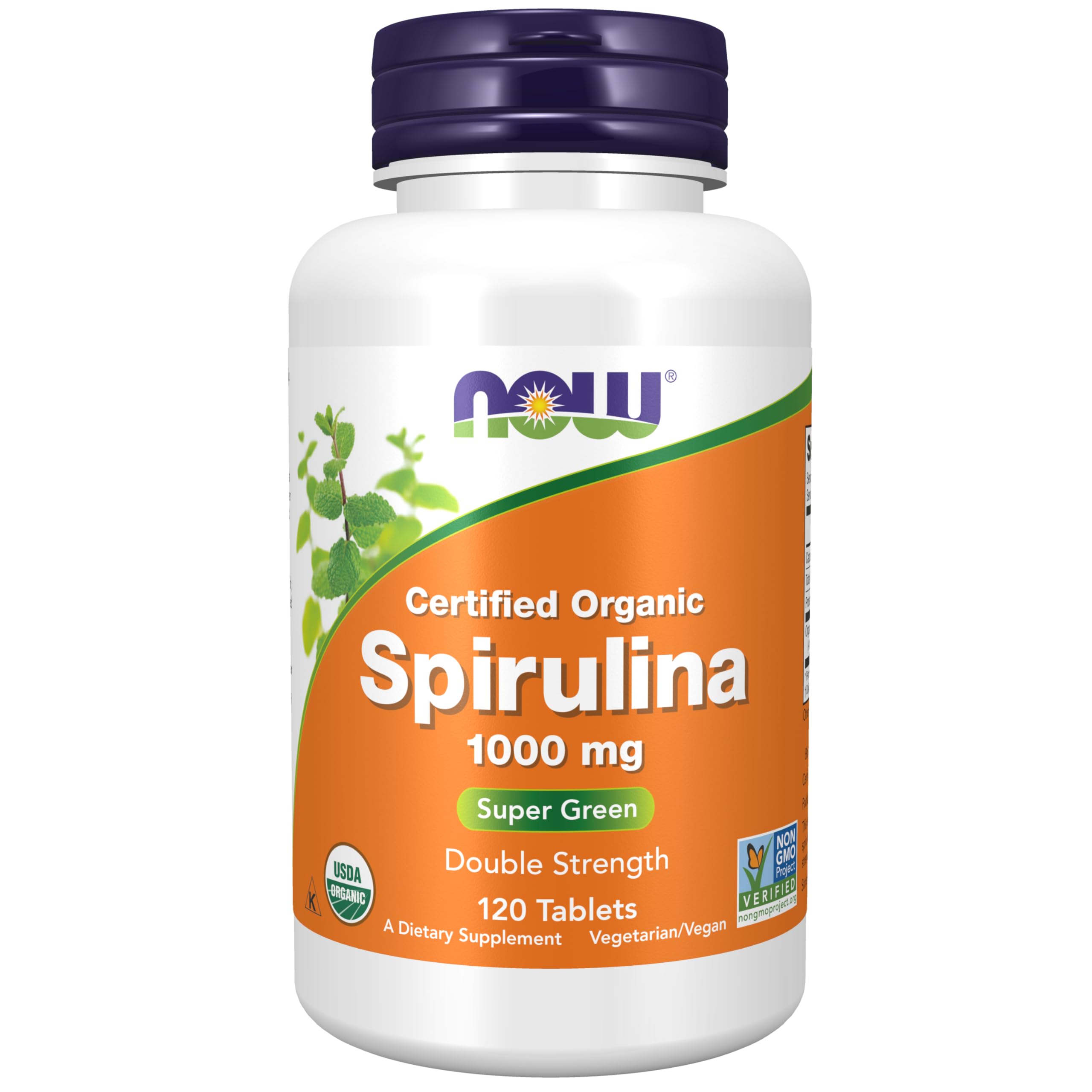 Foto 2 pulgar | Suplemento Now Spirulina 1000 Mg Orgánica 120 Tabletas - Venta Internacional