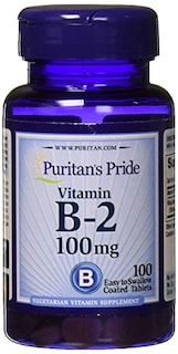 Foto 1 | Suplemento de Vitamina B-2 en Tabletas de 100 mg - 100 Unidades