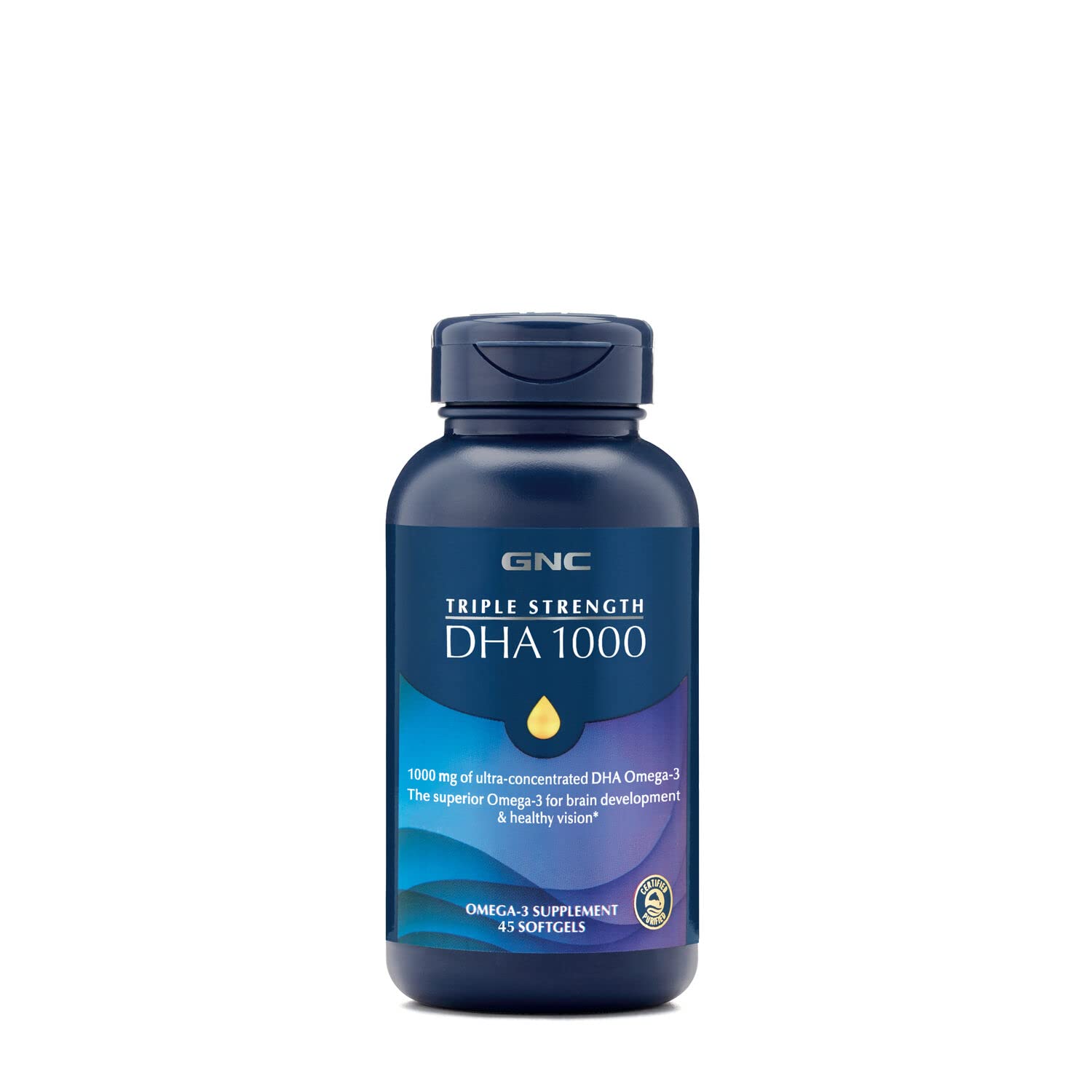 Foto 2 pulgar | Suplemento Gnc Triple Strength Dha 1000 45 Cápsulas Blandas - Venta Internacional