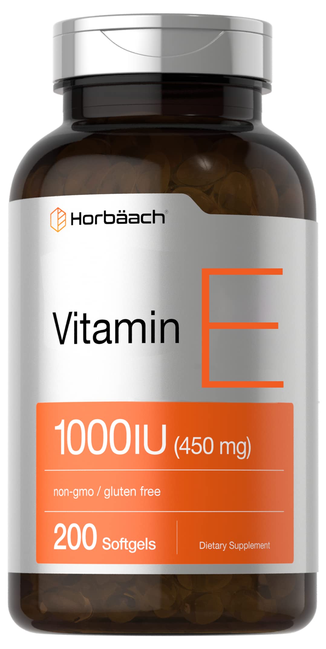 Foto 2 pulgar | Suplemento Horbäach de Vitamina E 1000 Ui Cápsula Blanda 200 Unidades - Venta Internacional