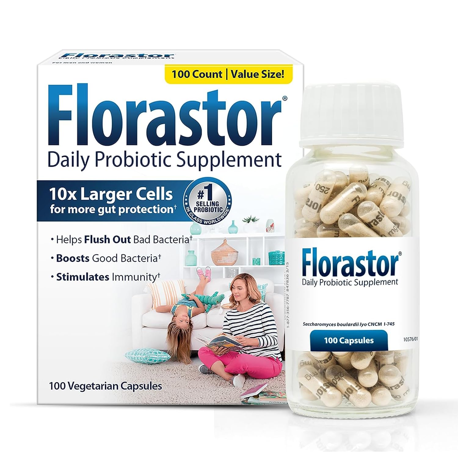 Probióticos Florastor 100 Cápsulas - Venta Internacional