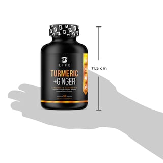 Foto 6 | Turmeric + Ginger B Life 90 Cápsulas