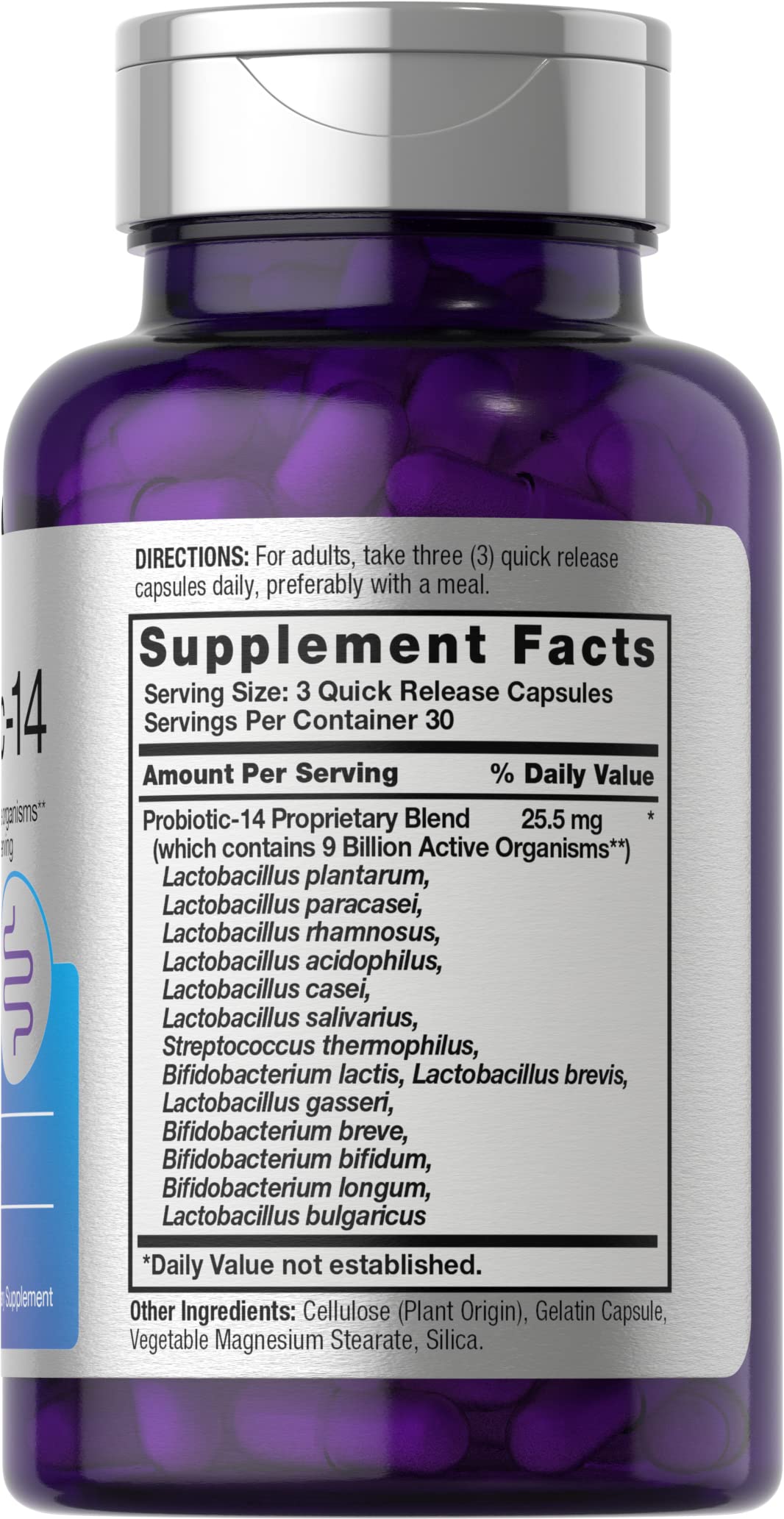 Foto 3 pulgar | Probioticos Horbäach Probiotic-14 90 Cápsulas - Venta Internacional