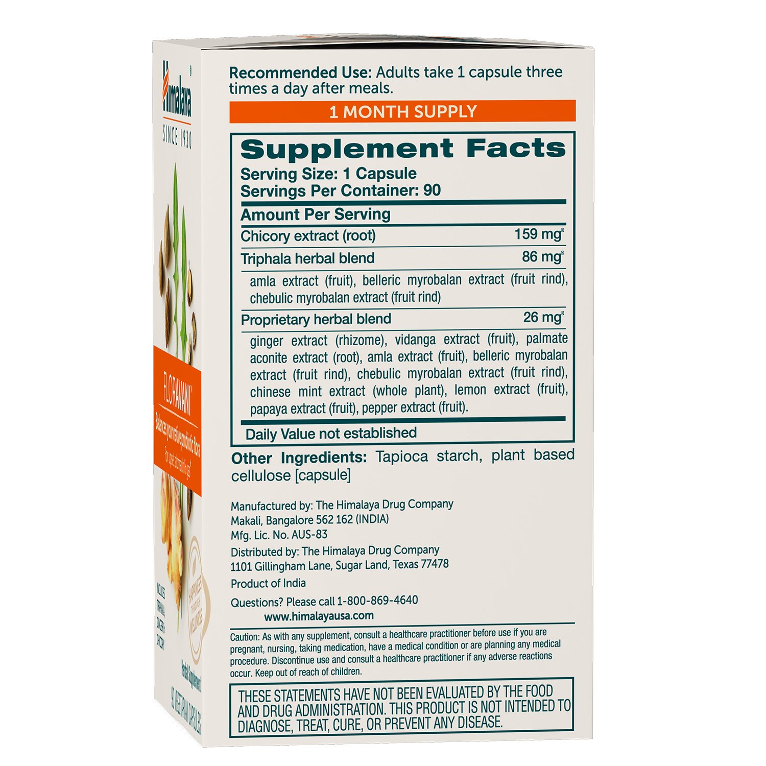 Foto 3 pulgar | Suplemento Himalaya Floravani 90 Cápsulas- Venta Internacional