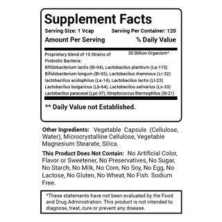 Foto 2 | Suplemento Best Naturals Probiotic 120 Cápsulas-Venta Internacional