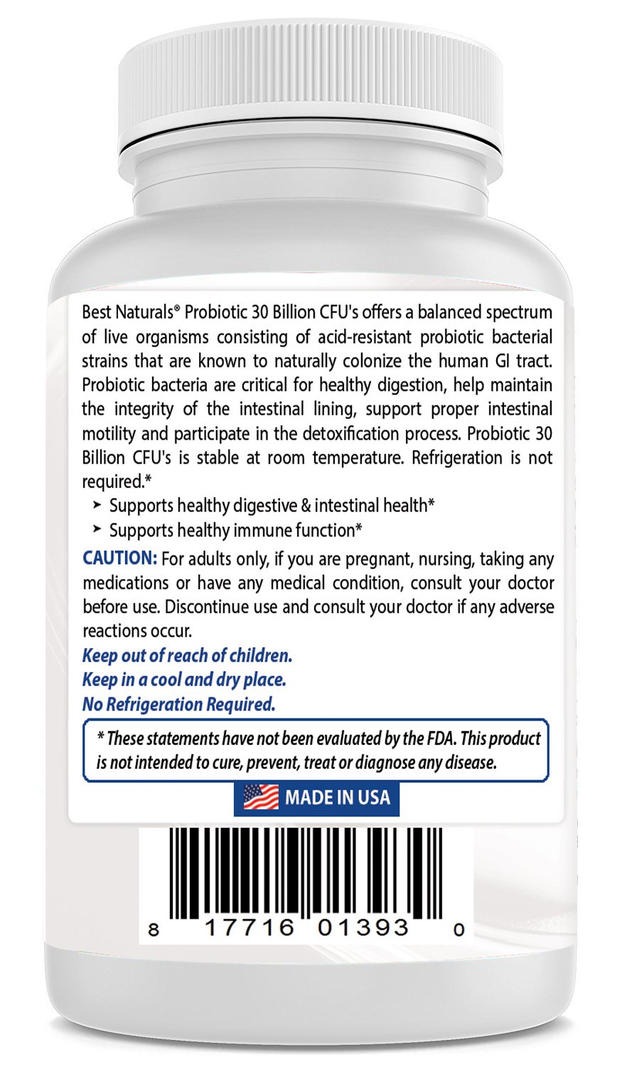 Foto 8 pulgar | Suplemento Best Naturals Probiotic 120 Cápsulas-Venta Internacional