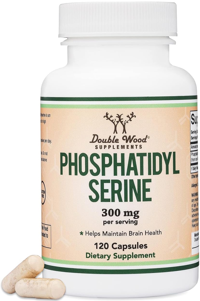 Foto 5 pulgar | Suplemento de Fosfatidilserina Double Wood 300 mg 120 Cápsulas - Venta Internacional