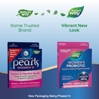 Foto 2 | Probiótico Pearls Nature's Way para Mujer 1000 Millones de 90 Cápsulas Blandas - Venta Internacional