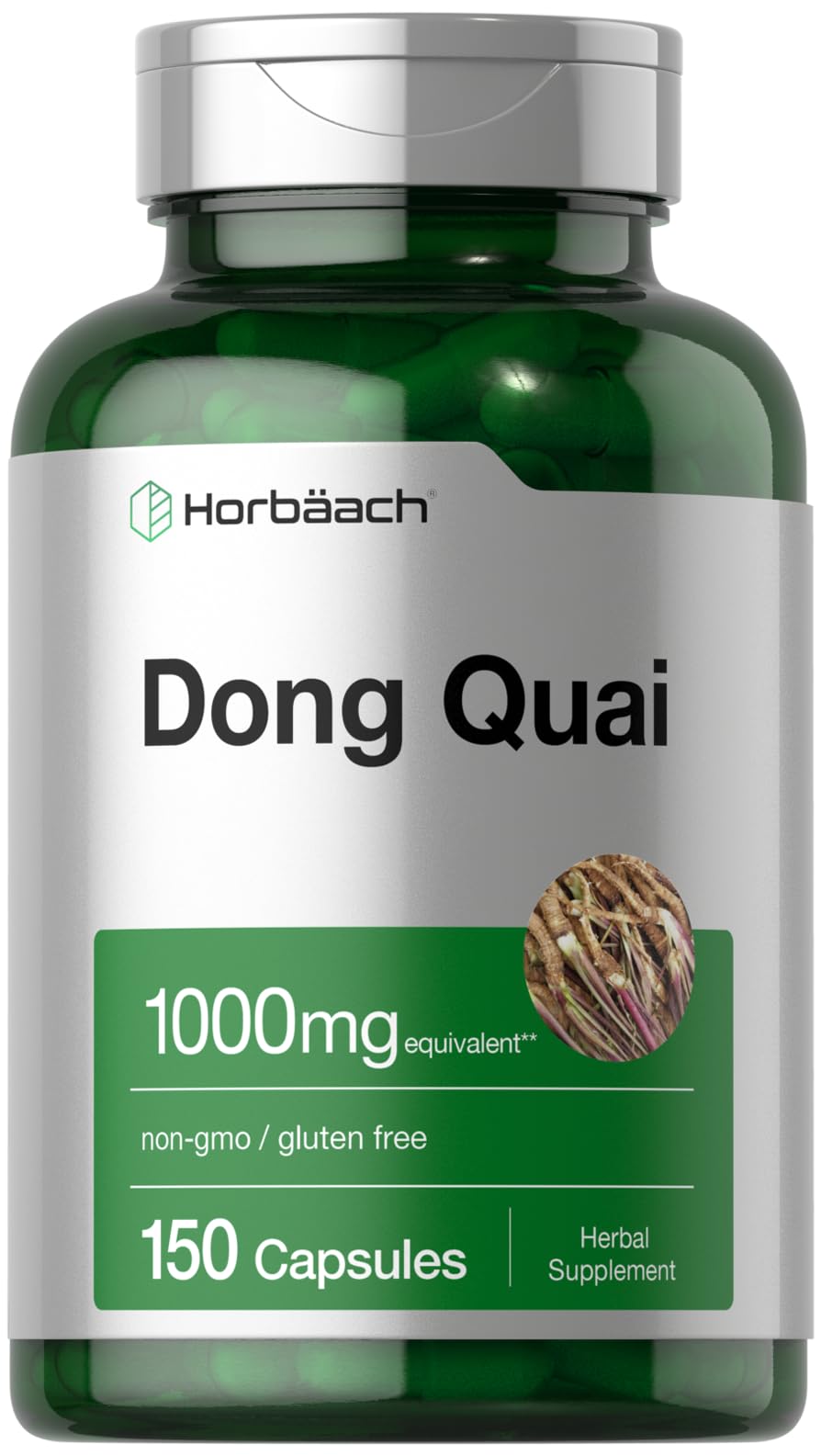 Foto 2 pulgar | Suplemento Horbaach Dong Quai Cápsulas de 1000 mg 150 Unidades - Venta Internacional