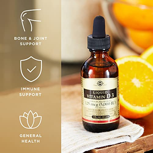Foto 4 | Suplemento de Vitamina D3 Líquida Solgar 125 Mcg 60 Ml - Venta Internacional