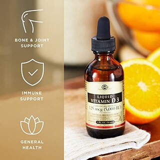 Foto 4 | Suplemento de Vitamina D3 Líquida Solgar 125 Mcg 60 Ml - Venta Internacional