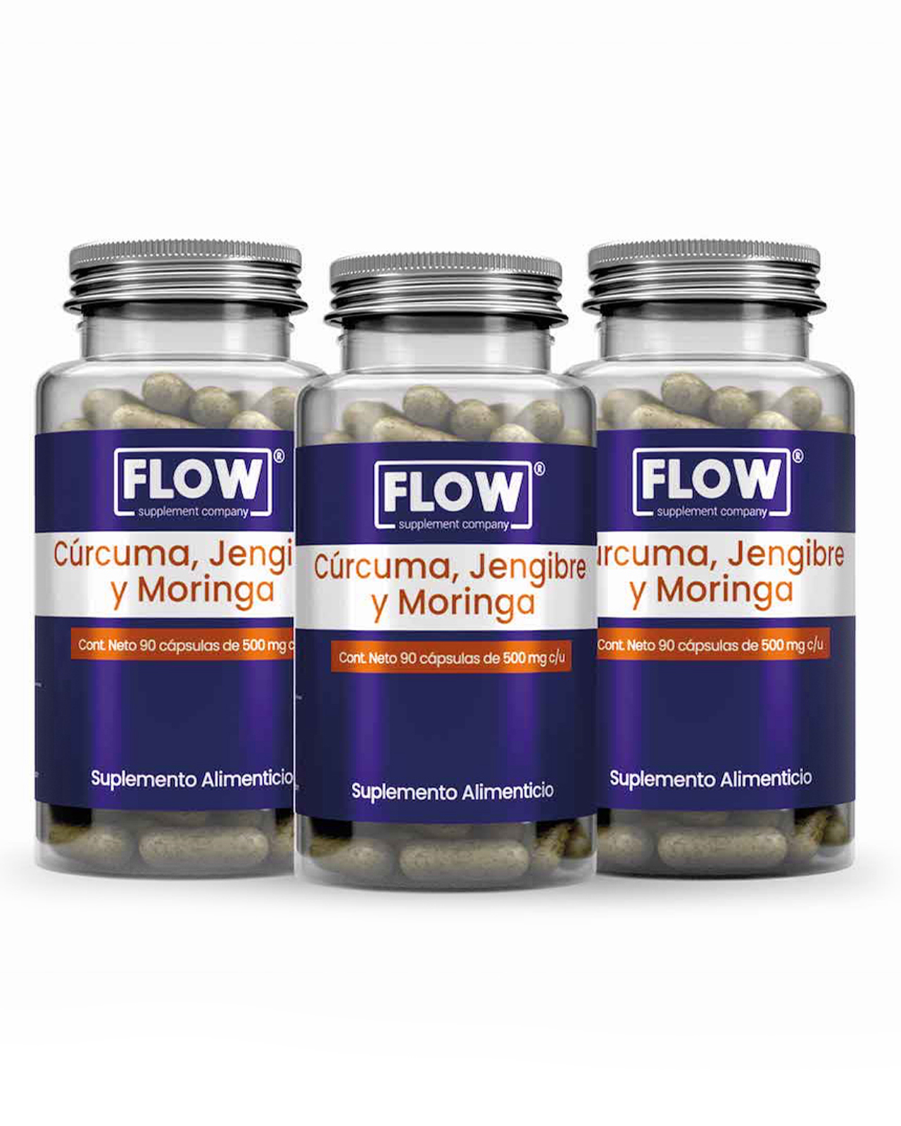 Foto 2 pulgar | Suplementos Flow Supplements de Vitaminas y Minerales 3 Piezas