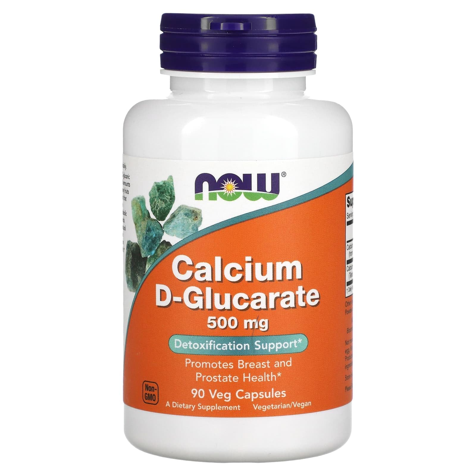 Foto 2 pulgar | Suplemento Now D-glucarato De Calcio 500 Mg 90 Cápsulas Vegetarianas - Venta Internacional