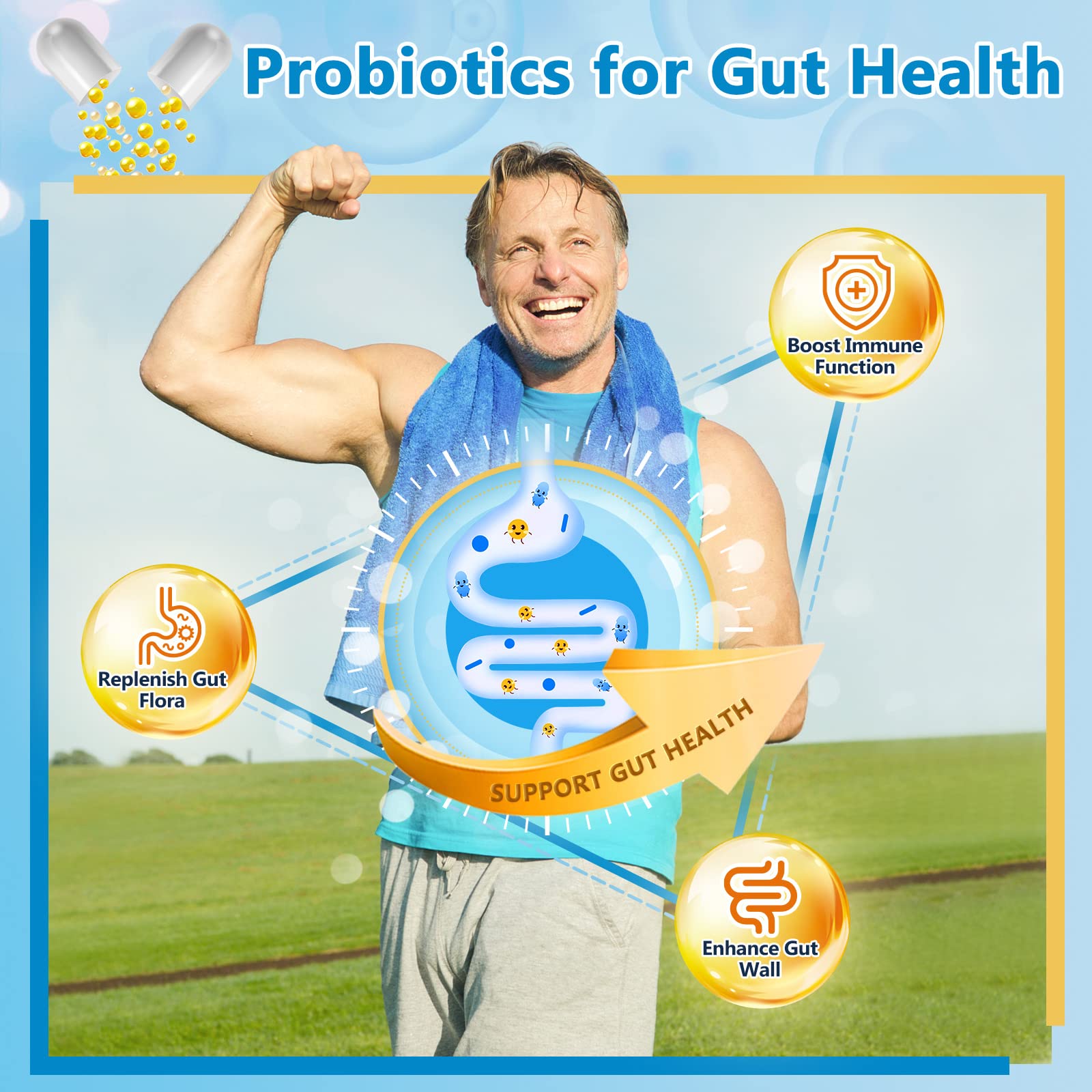 Foto 6 | Probióticos Nature Target Digestive Health 100 B Cfus 90 Cápsulas - Venta Internacional