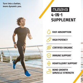 Foto 2 | Gotas Orgánicas Nusava Vitamina D3 K2 Omega 3 5000 Ui 2 Unidades - Venta Internacional