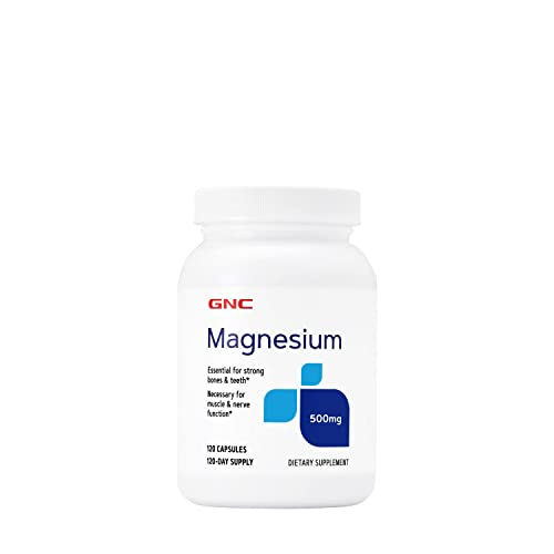 Foto 2 pulgar | Suplemento GNC Magnesio 500 mg 120 Cápsulas para la Salud del Corazón - Venta Internacional