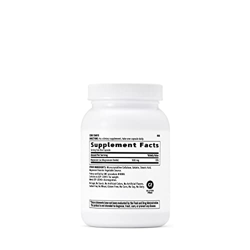 Foto 3 pulgar | Suplemento GNC Magnesio 500 mg 120 Cápsulas para la Salud del Corazón - Venta Internacional