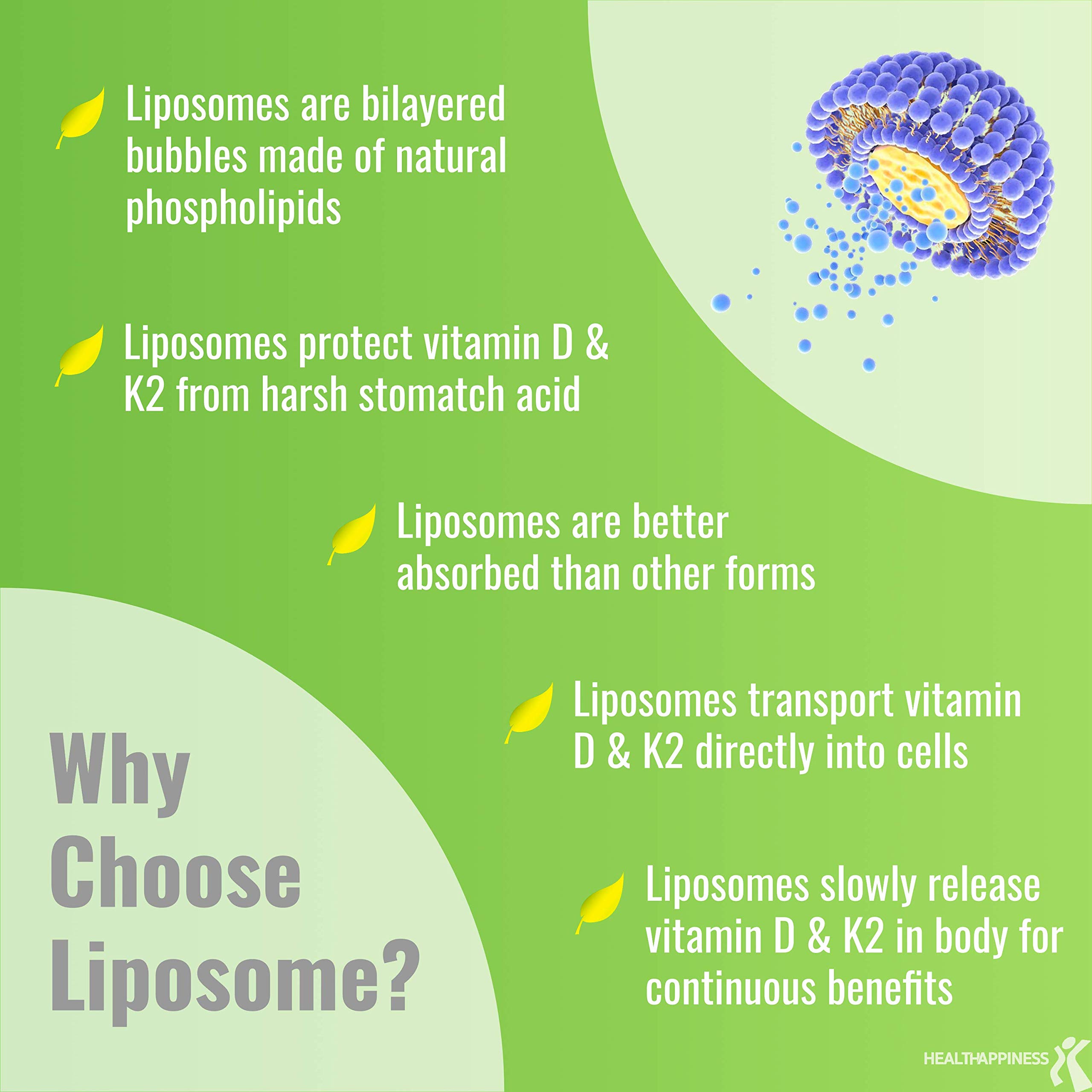 Foto 4 pulgar | Suplemento Upnourish Liposomal D3 y K2 MK-7 5000 Ui 125 mcg - Venta Internacional
