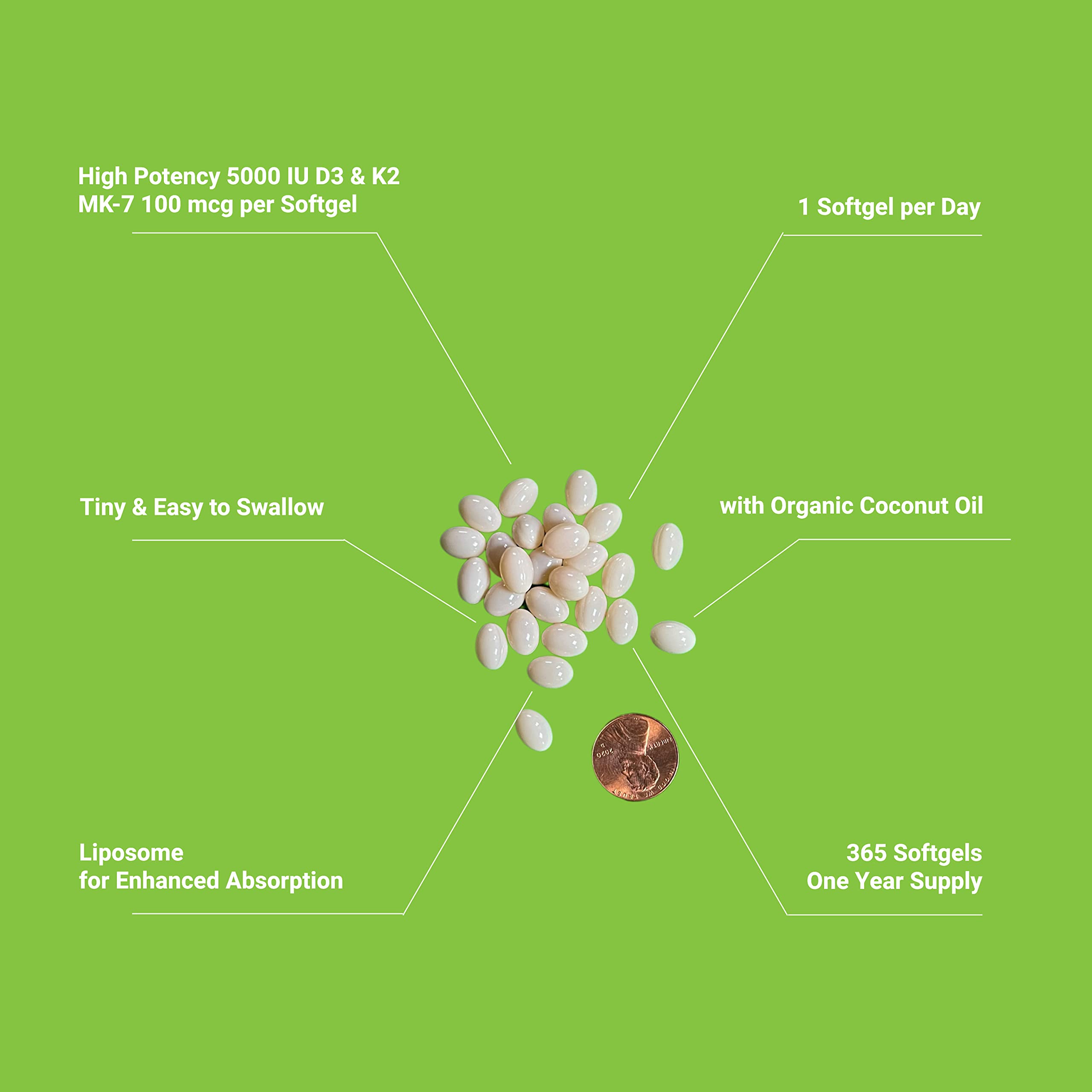 Foto 6 pulgar | Suplemento Upnourish Liposomal D3 y K2 MK-7 5000 Ui 125 mcg - Venta Internacional