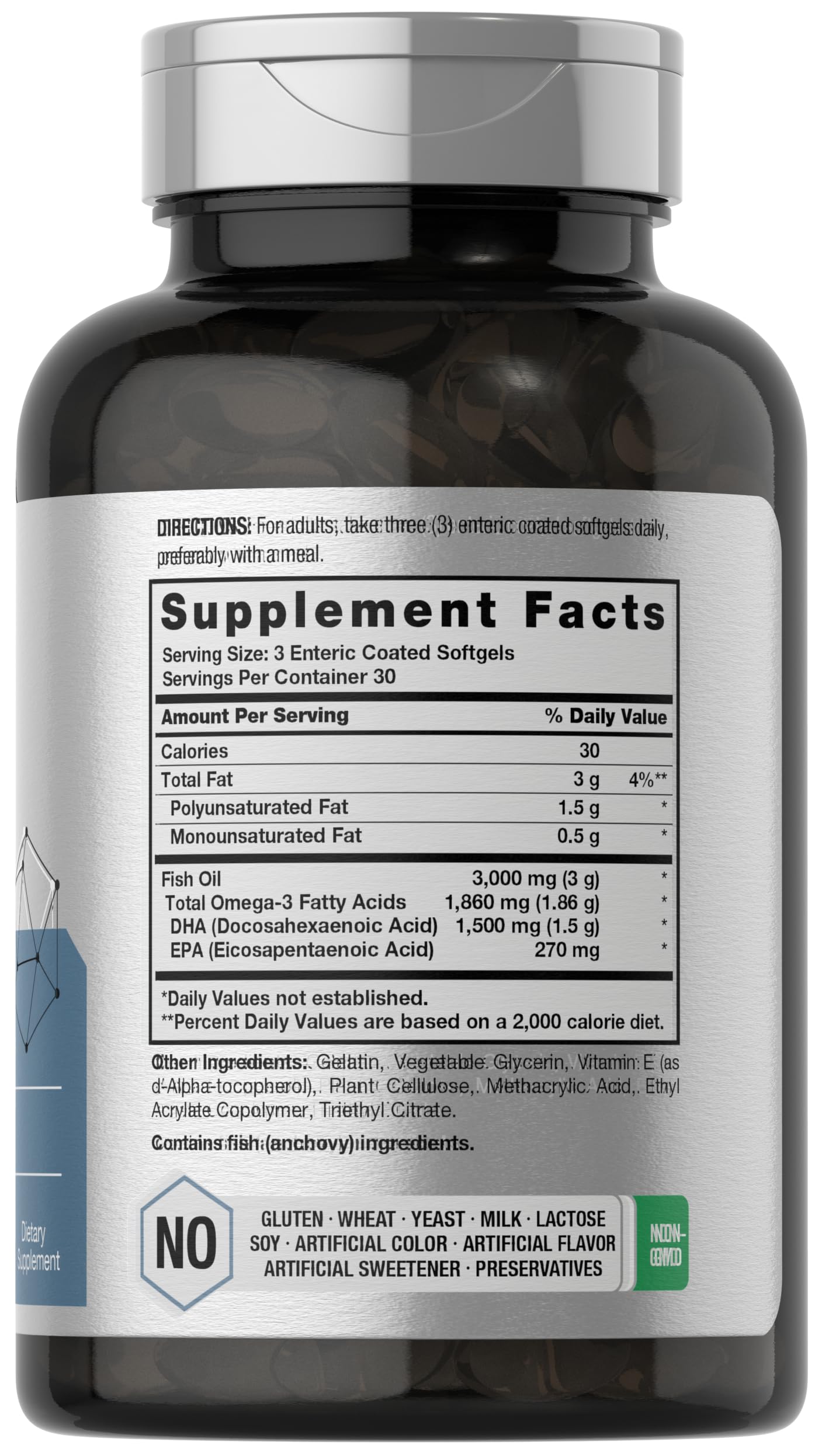 Foto 3 pulgar | Suplemento de Dha Horbaach 1500 mg 90 Cápsulas Blandas - Venta Internacional