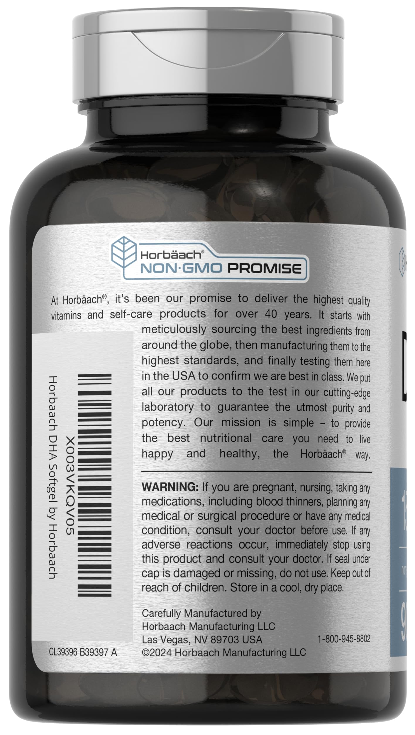 Foto 4 pulgar | Suplemento de Dha Horbaach 1500 mg 90 Cápsulas Blandas - Venta Internacional