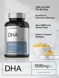 Foto 4 | Suplemento de Dha Horbaach 1500 mg 90 Cápsulas Blandas - Venta Internacional
