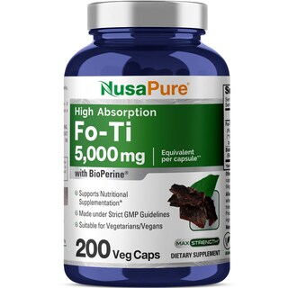 Foto 1 | Suplemento Nusapure Fo-ti de 5000 mg 200 Cápsulas Vegetarianas - Venta Internacional