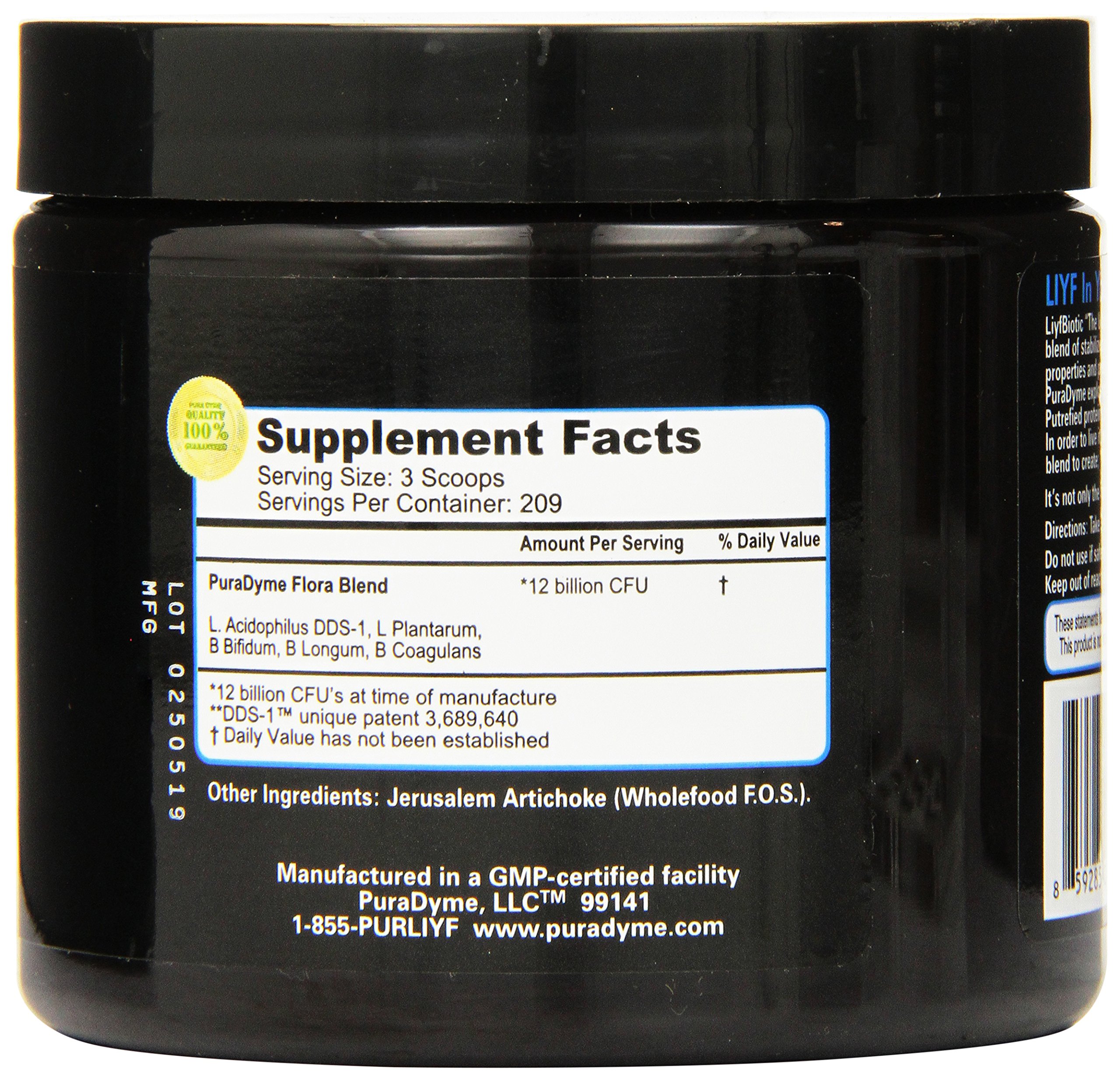 Foto 4 pulgar | Suplemento Puradyme Liyfbiotic 240 Ml - Venta Internacional